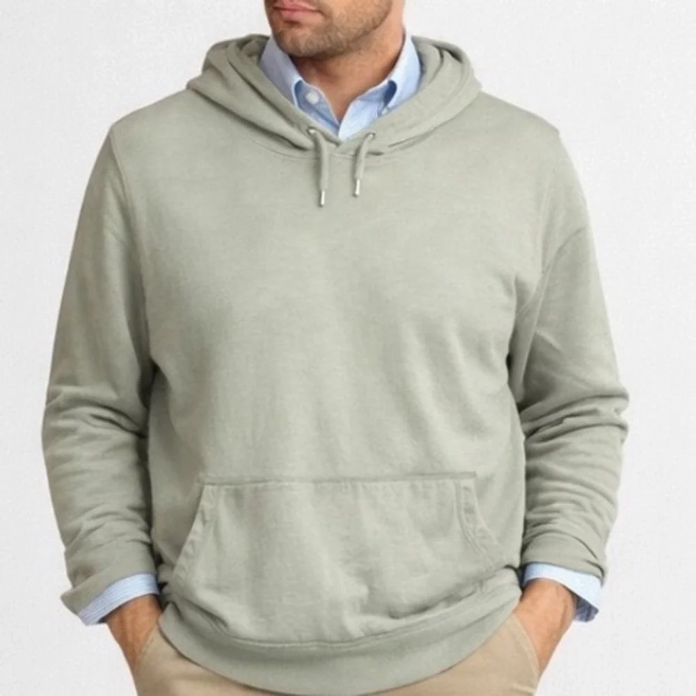 J. Crew Men's Long Sleeve Casual Wear Top Pullover Sweatshirt Hoodie Size Large